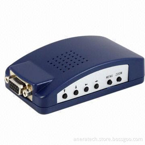 PC-to-TV converter, measures 98x58x32mm